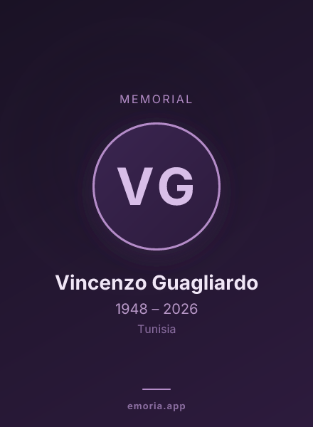Memorial portrait of Vincenzo Guagliardo