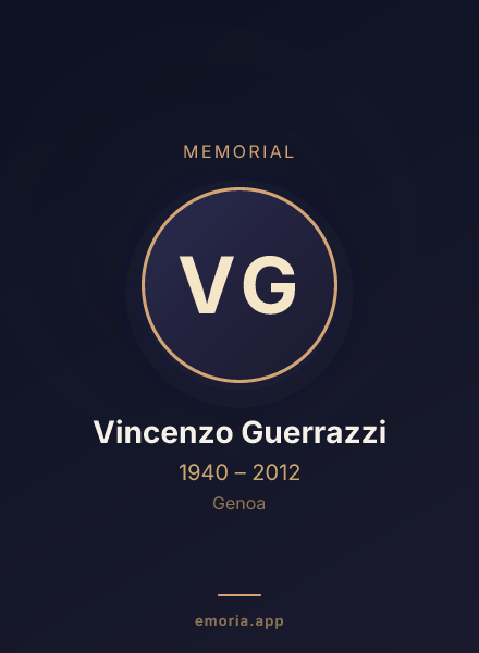 Memorial portrait of Vincenzo Guerrazzi
