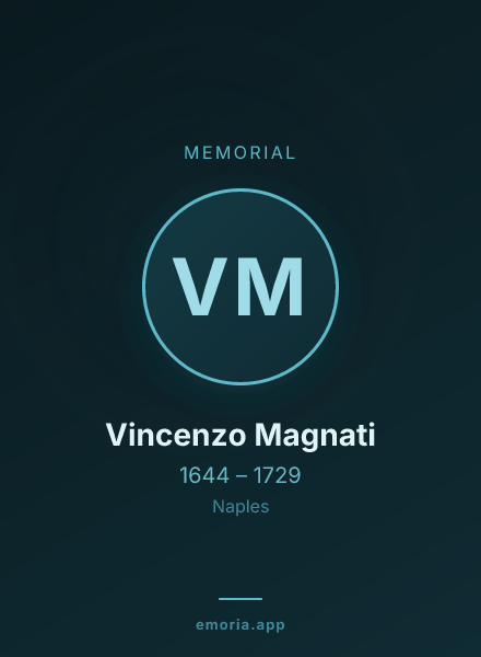 Memorial portrait of Vincenzo Magnati