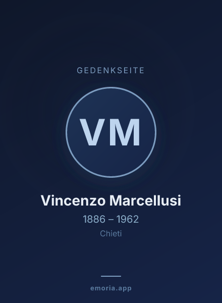 Gedenkportrait von Vincenzo Marcellusi