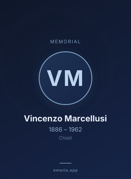Memorial portrait of Vincenzo Marcellusi