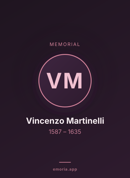 Memorial portrait of Vincenzo Martinelli