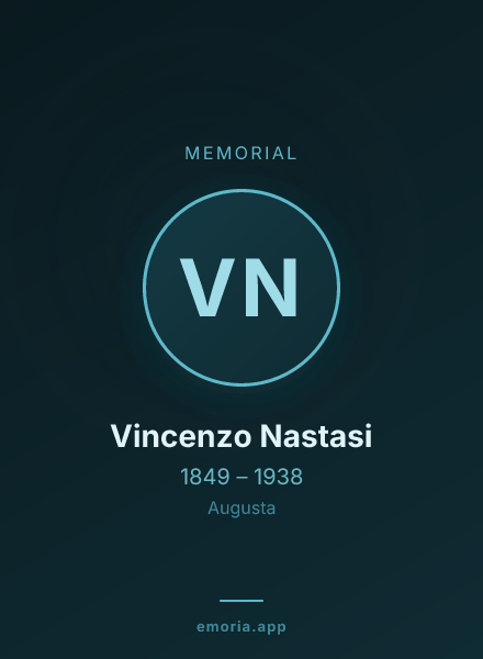 Memorial portrait of Vincenzo Nastasi