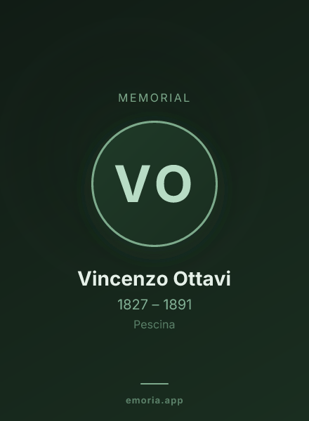 Memorial portrait of Vincenzo Ottavi