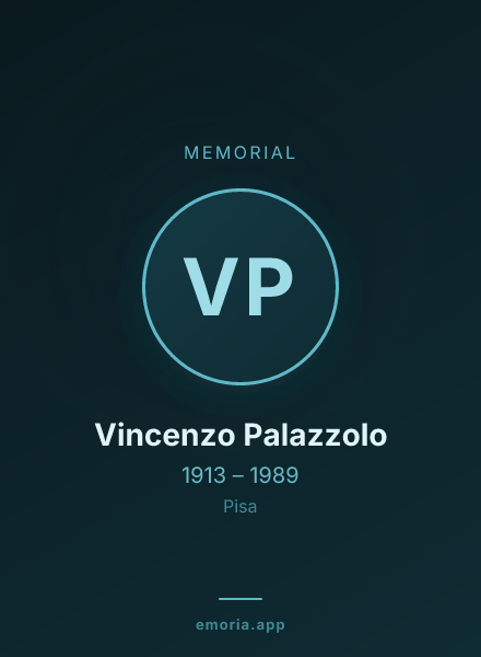 Memorial portrait of Vincenzo Palazzolo