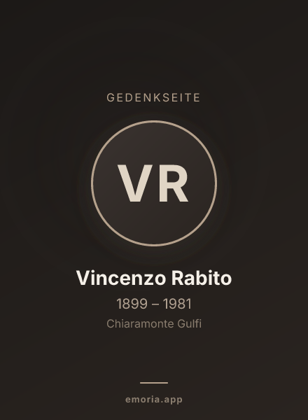 Gedenkportrait von Vincenzo Rabito