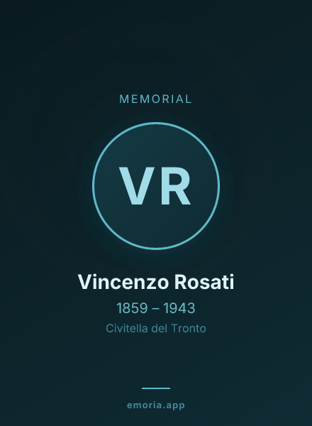 Memorial portrait of Vincenzo Rosati