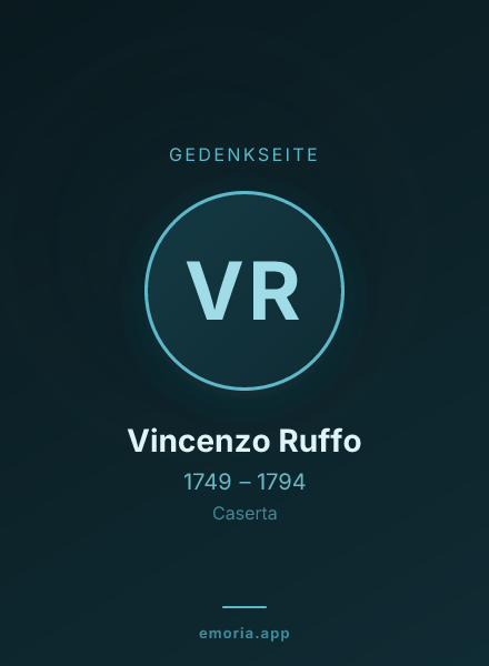 Gedenkportrait von Vincenzo Ruffo