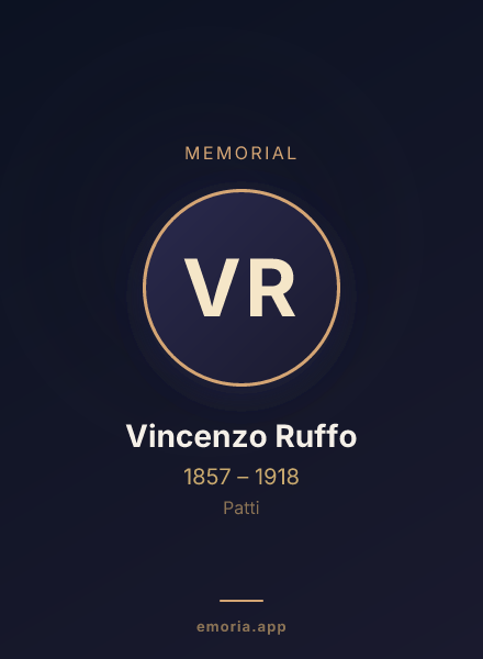 Memorial portrait of Vincenzo Ruffo