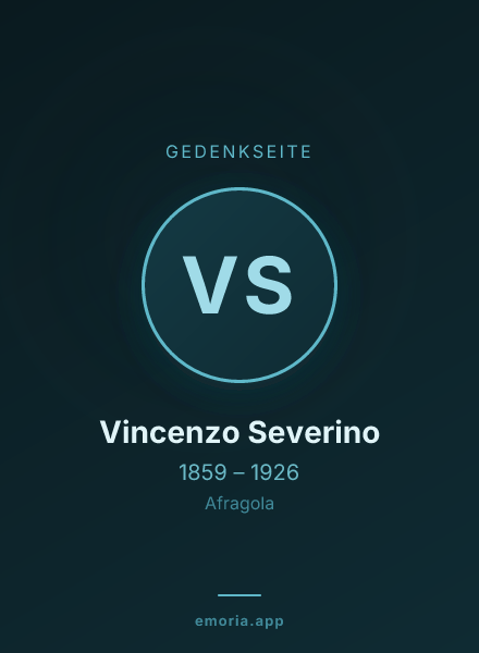Gedenkportrait von Vincenzo Severino