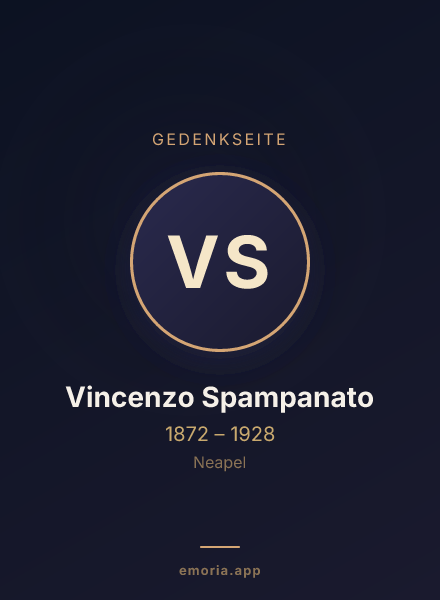 Gedenkportrait von Vincenzo Spampanato
