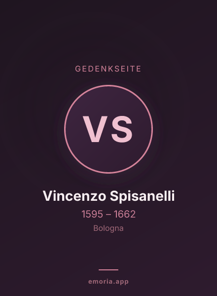 Gedenkportrait von Vincenzo Spisanelli