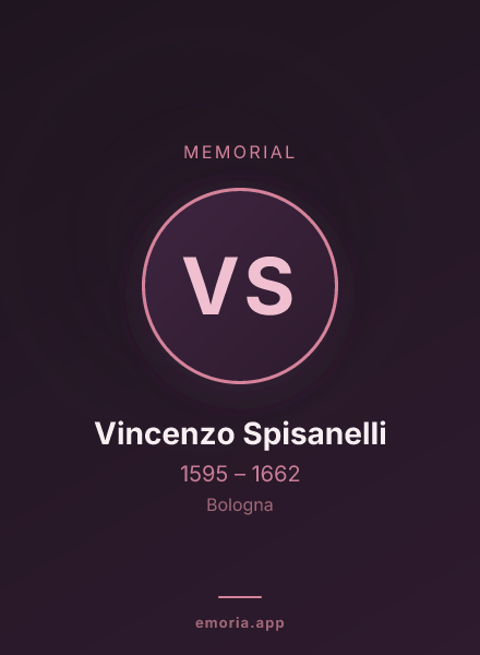 Memorial portrait of Vincenzo Spisanelli