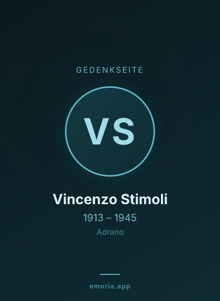 Gedenkportrait von Vincenzo Stimoli