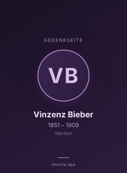 Gedenkportrait von Vinzenz Bieber