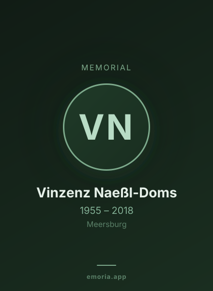 Memorial portrait of Vinzenz Naeßl-Doms