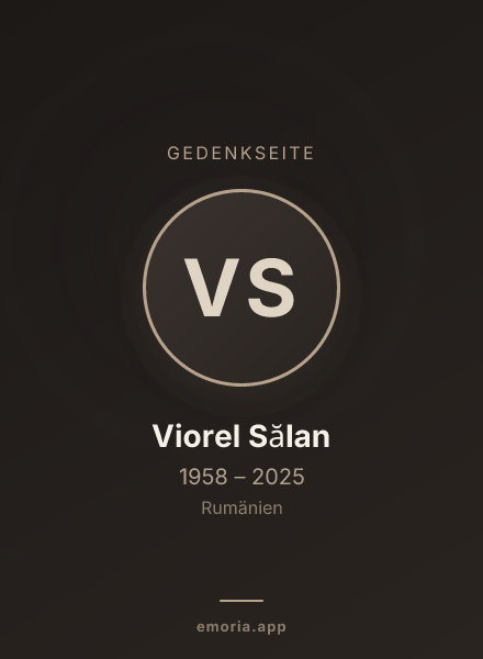 Gedenkportrait von Viorel Sălan