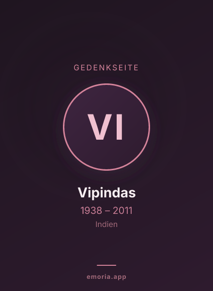 Gedenkportrait von Vipindas