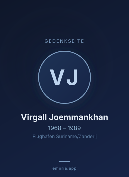 Gedenkportrait von Virgall Joemmankhan
