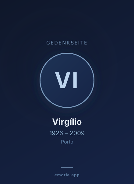 Gedenkportrait von Virgílio