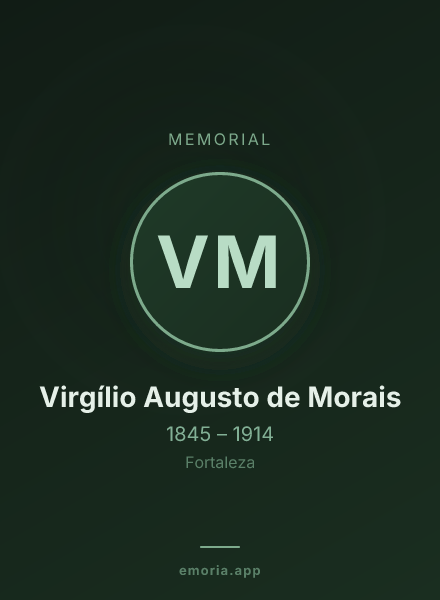 Memorial portrait of Virgílio Augusto de Morais