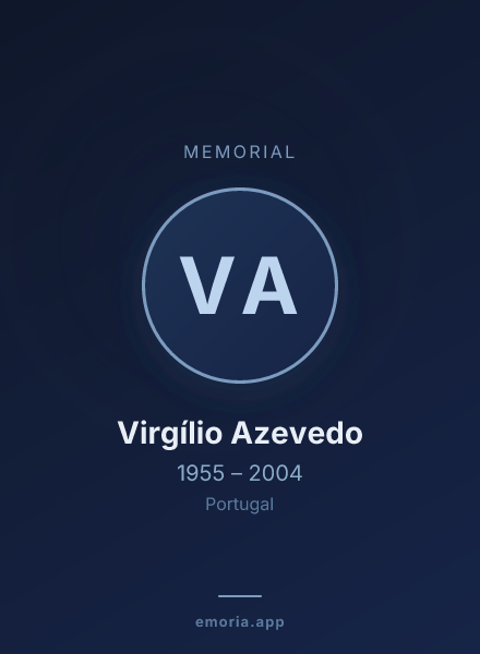 Memorial portrait of Virgílio Azevedo