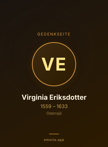 Gedenkportrait von Virginia Eriksdotter