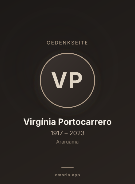 Gedenkportrait von Virgínia Portocarrero