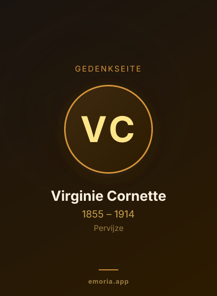 Gedenkportrait von Virginie Cornette