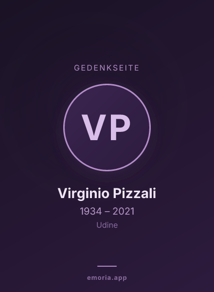 Gedenkportrait von Virginio Pizzali