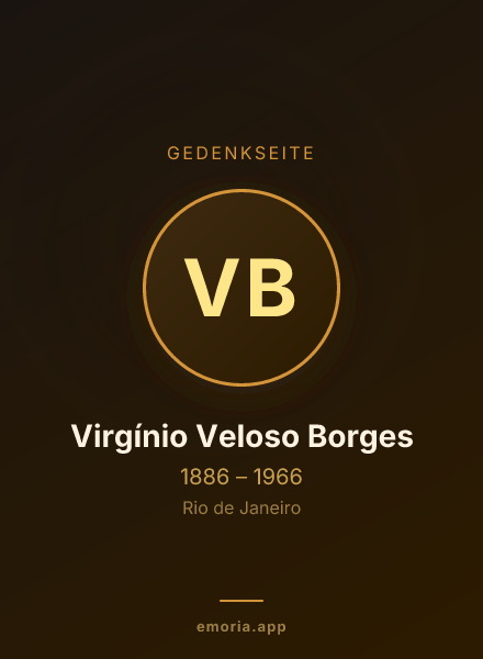 Gedenkportrait von Virgínio Veloso Borges
