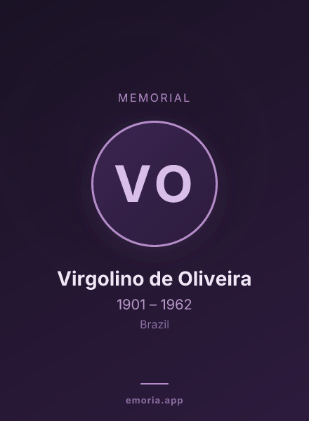 Memorial portrait of Virgolino de Oliveira