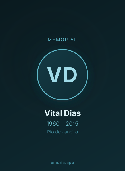 Memorial portrait of Vital Dias