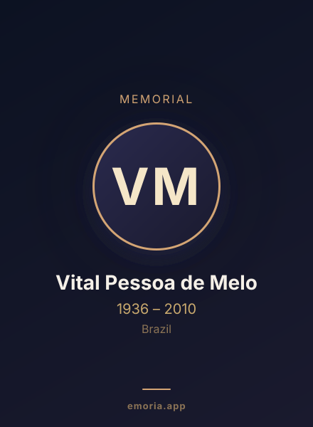 Memorial portrait of Vital Pessoa de Melo