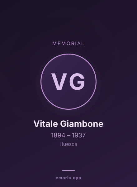 Memorial portrait of Vitale Giambone