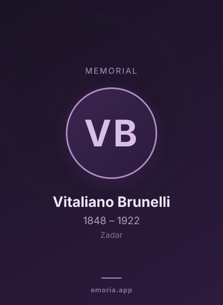 Memorial portrait of Vitaliano Brunelli
