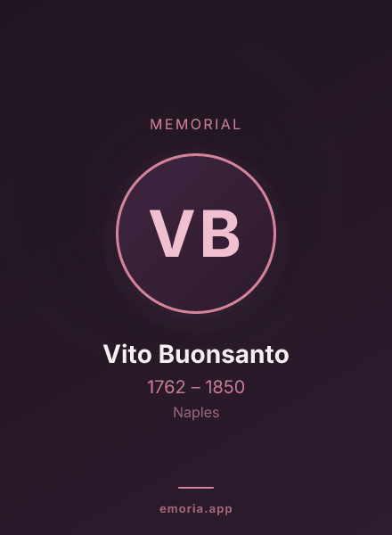 Memorial portrait of Vito Buonsanto