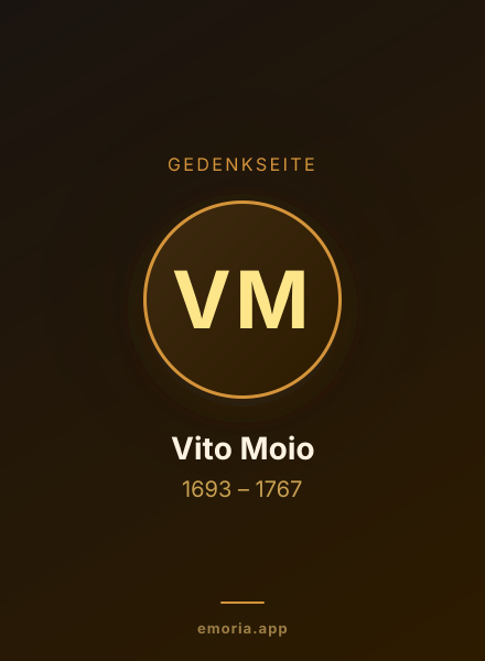 Gedenkportrait von Vito Moio