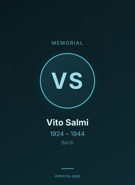 Memorial portrait of Vito Salmi