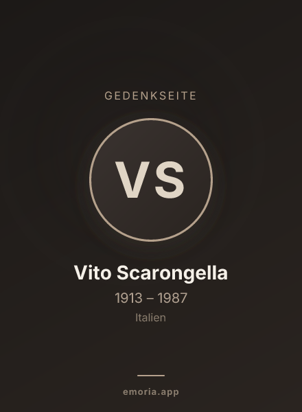 Gedenkportrait von Vito Scarongella