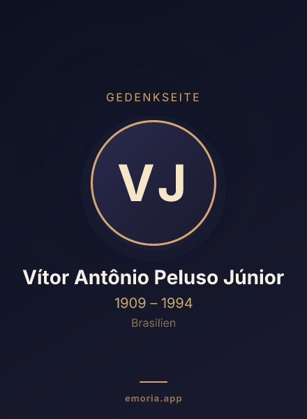Gedenkportrait von Vítor Antônio Peluso Júnior