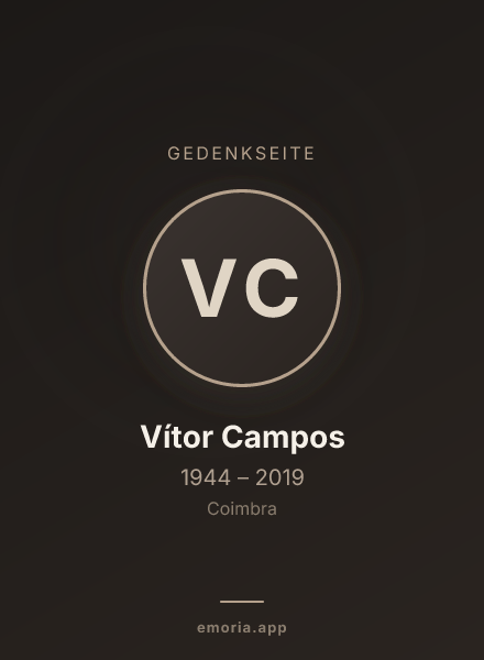 Gedenkportrait von Vítor Campos
