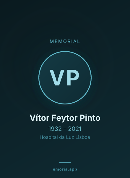 Memorial portrait of Vítor Feytor Pinto