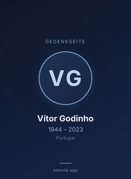 Gedenkportrait von Vítor Godinho