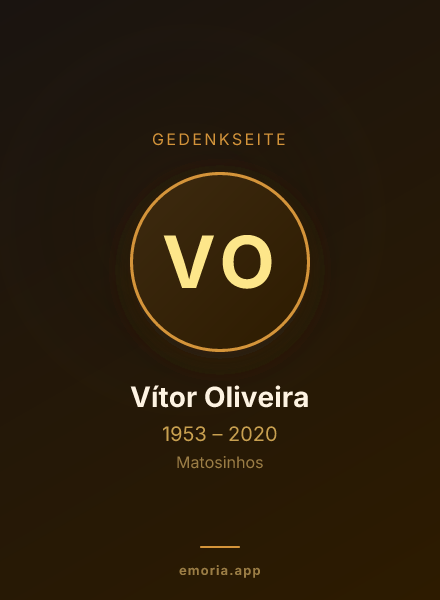 Gedenkportrait von Vítor Oliveira