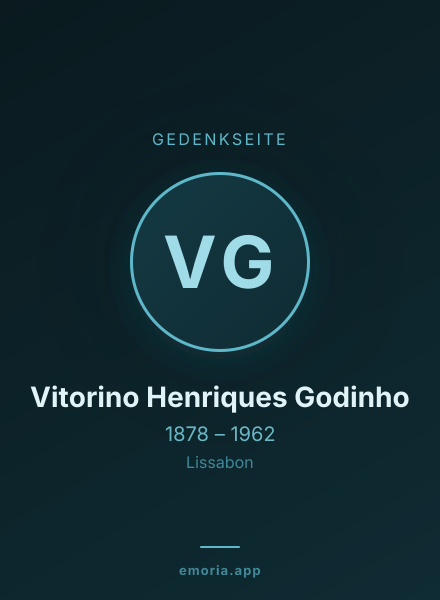 Gedenkportrait von Vitorino Henriques Godinho