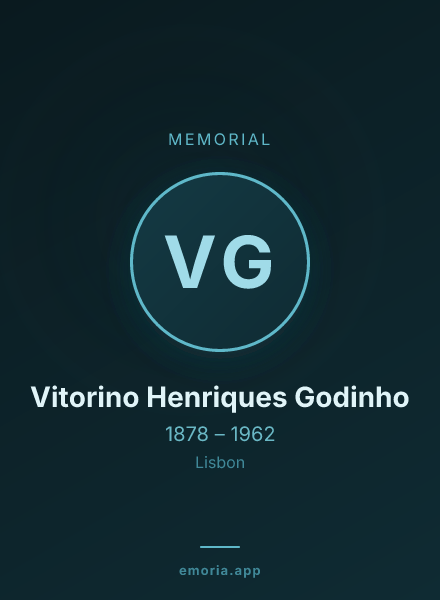 Memorial portrait of Vitorino Henriques Godinho