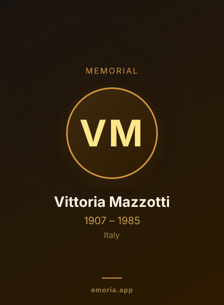 Memorial portrait of Vittoria Mazzotti