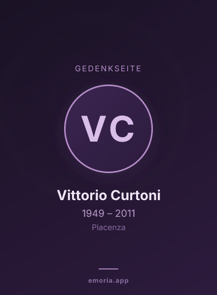 Gedenkportrait von Vittorio Curtoni