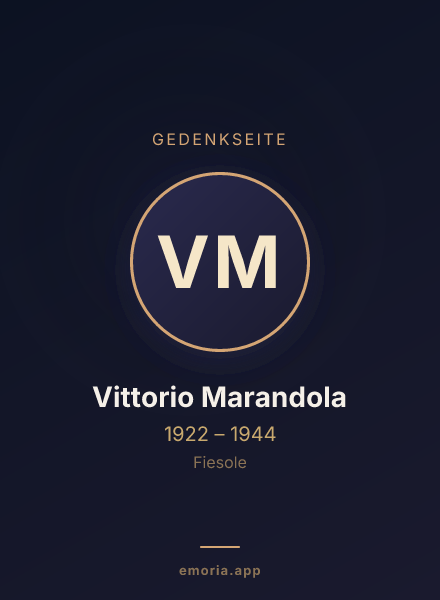 Gedenkportrait von Vittorio Marandola